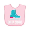 thumbnail image 1 of Inktastic Ice Skating Gotta Skate Boys or Girls Baby Bib, 1 of 4
