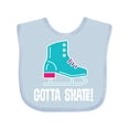 thumbnail image 1 of Inktastic Ice Skating Gotta Skate Boys or Girls Baby Bib, 1 of 4