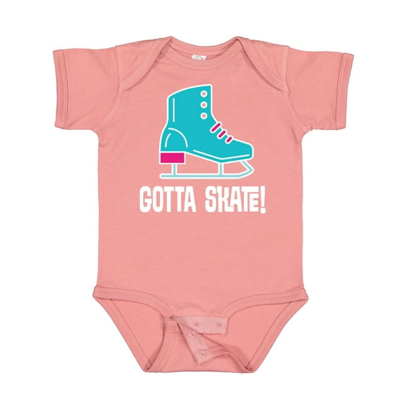 Inktastic Ice Skating Gotta Skate Boys or Girls Baby Bodysuit