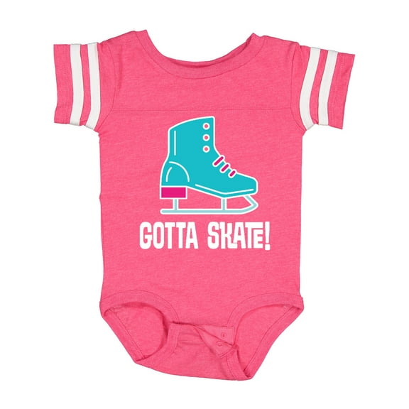Inktastic Ice Skating Gotta Skate Boys or Girls Baby Bodysuit