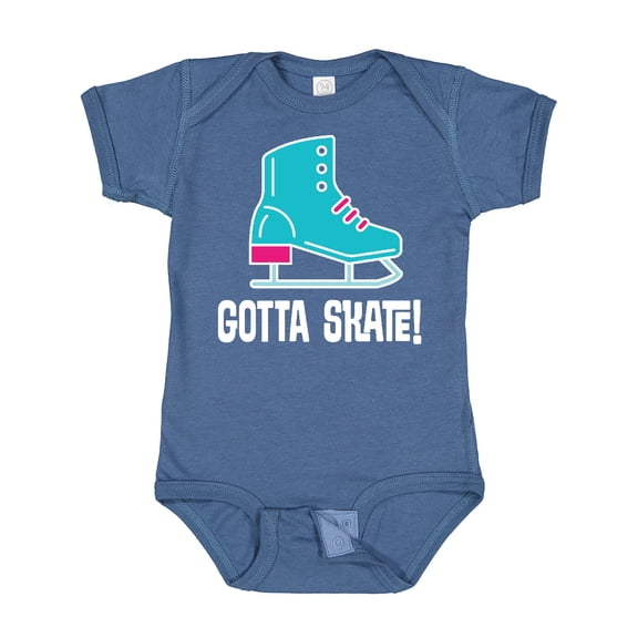 Inktastic Ice Skating Gotta Skate Boys or Girls Baby Bodysuit