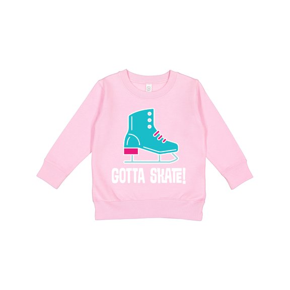 Inktastic Ice Skating Gotta Skate Toddler Sweatshirt