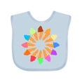 thumbnail image 1 of Inktastic Ice cream cone starburst Boys or Girls Baby Bib, 1 of 4