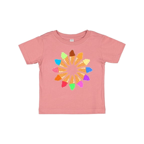 Inktastic Ice cream cone starburst Boys or Girls Baby T-Shirt