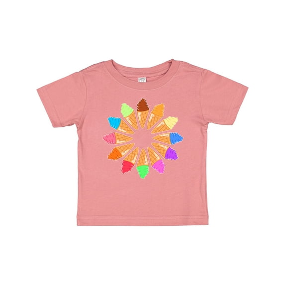 Inktastic Ice cream cone starburst Boys or Girls Baby T-Shirt