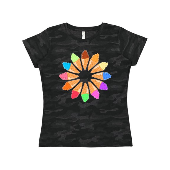 Inktastic Ice cream cone starburst Women's T-Shirt