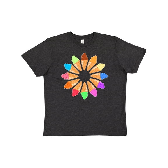 Inktastic Ice cream cone starburst Youth T-Shirt