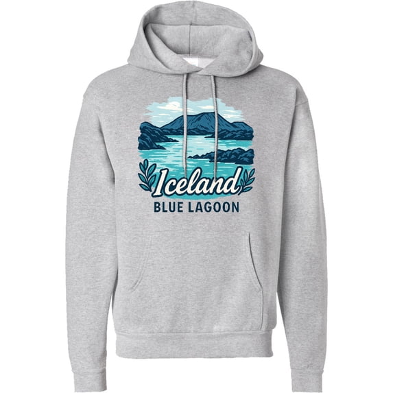 Inktastic Iceland Blue Lagoon Adult Hoodie Sweatshirt
