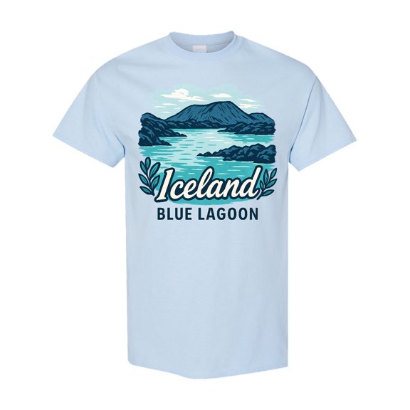 Inktastic Iceland Blue Lagoon Scenic Landscape T-Shirt
