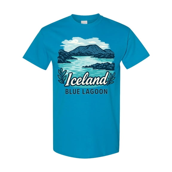 Inktastic Iceland Blue Lagoon Scenic Landscape T-Shirt
