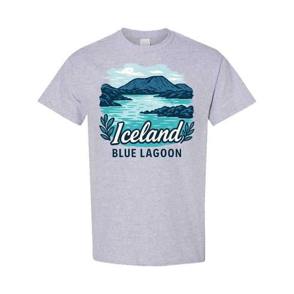 Inktastic Iceland Blue Lagoon Scenic Landscape T-Shirt