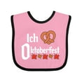 thumbnail image 1 of Inktastic Ich Liebe I Love Oktoberfest Pretzel Heart Boys or Girls Baby Bib, 1 of 4