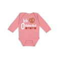 thumbnail image 1 of Inktastic Ich Liebe I Love Oktoberfest Pretzel Heart Boys or Girls Long Sleeve Baby Bodysuit, 1 of 5