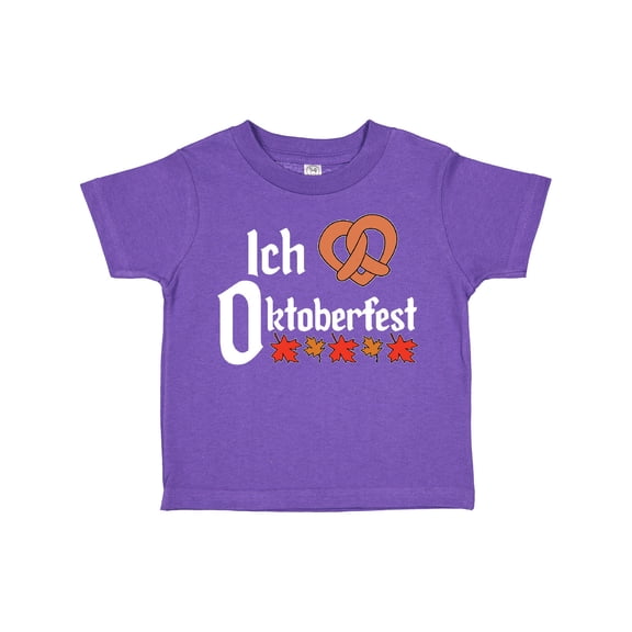Inktastic Ich Liebe I Love Oktoberfest Pretzel Heart Boys or Girls Toddler T-Shirt