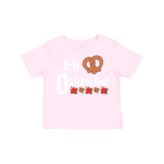 Inktastic Ich Liebe I Love Oktoberfest Pretzel Heart Boys or Girls Toddler T-Shirt