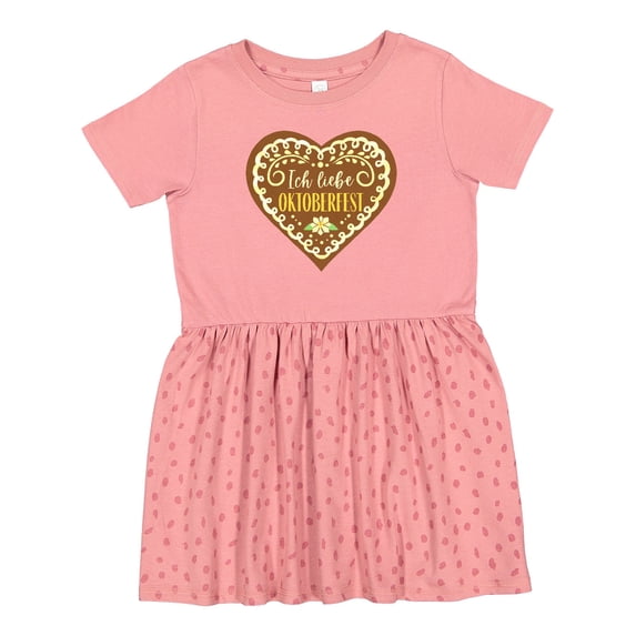 Inktastic Ich Liebe Oktoberfest Girls Toddler Dress