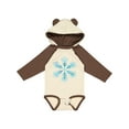 thumbnail image 1 of Inktastic Icy Blue Winter Snowflake Boys or Girls Long Sleeve Baby Bodysuit, 1 of 5
