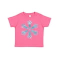 thumbnail image 1 of Inktastic Icy Blue Winter Snowflake Boys or Girls Toddler T-Shirt, 1 of 5