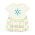 thumbnail image 1 of Inktastic Icy Blue Winter Snowflake Girls Baby Dress, 1 of 5