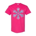 thumbnail image 1 of Inktastic Icy Blue Winter Snowflake T-Shirt, 1 of 5