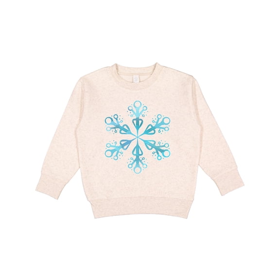 Inktastic Icy Blue Winter Snowflake Toddler Sweatshirt