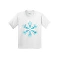 thumbnail image 1 of Inktastic Icy Blue Winter Snowflake Youth T-Shirt, 1 of 5