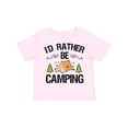 thumbnail image 1 of Inktastic Id Rather Be Camping with Tent Trees and Stars Boys or Girls Toddler T-Shirt, 1 of 5