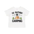 thumbnail image 1 of Inktastic Id Rather Be Camping with Tent Trees and Stars Boys or Girls Toddler T-Shirt, 1 of 5