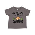 thumbnail image 1 of Inktastic Id Rather Be Camping with Tent Trees and Stars Boys or Girls Toddler T-Shirt, 1 of 5
