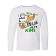 thumbnail image 1 of Inktastic Id Rather Be Hanging with my Mimi- Cute Sloths Long Sleeve Youth T-Shirt, 1 of 5