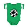 thumbnail image 1 of Inktastic Id Rather Be Playing Soccer Boys or Girls Baby Bodysuit, 1 of 5