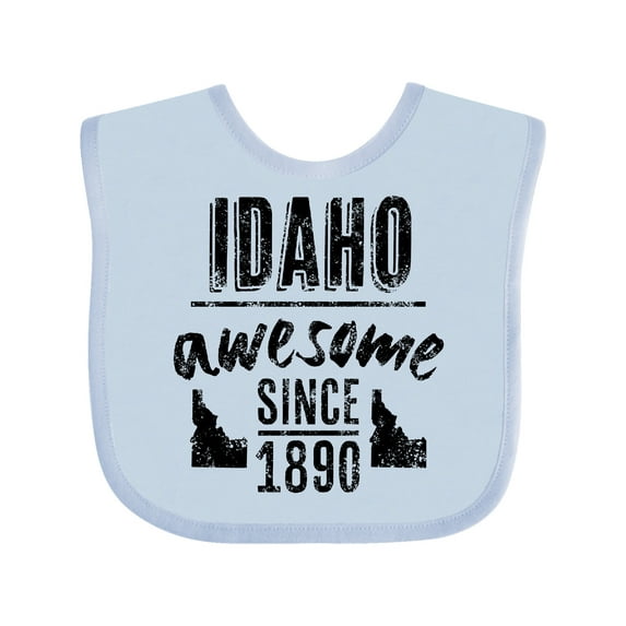Inktastic Idaho Awesome Since 1890 Boys or Girls Baby Bib