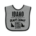 thumbnail image 1 of Inktastic Idaho Awesome Since 1890 Boys or Girls Baby Bib, 1 of 4