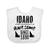 Inktastic Idaho Awesome Since 1890 Boys or Girls Baby Bib
