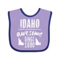 thumbnail image 1 of Inktastic Idaho Awesome Since 1890 Boys or Girls Baby Bib, 1 of 4