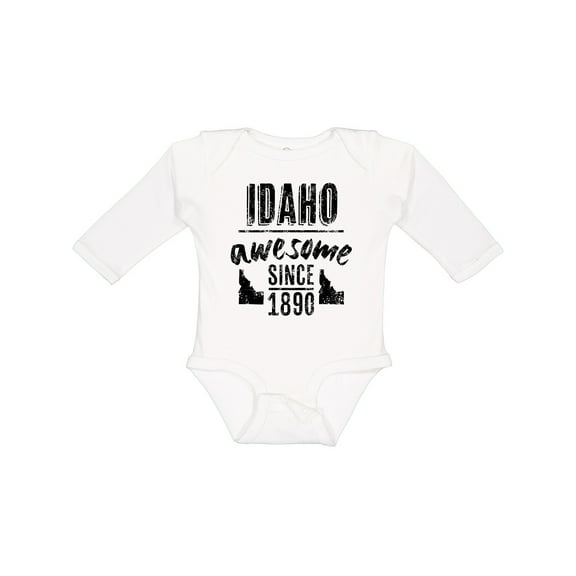 Inktastic Idaho Awesome Since 1890 Boys or Girls Long Sleeve Baby Bodysuit