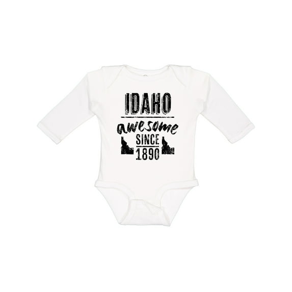 Inktastic Idaho Awesome Since 1890 Boys or Girls Long Sleeve Baby Bodysuit