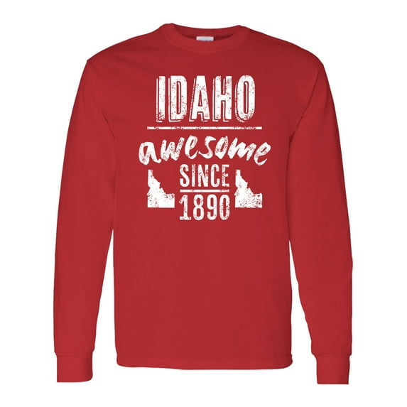 Inktastic Idaho Awesome Since 1890 Long Sleeve T-Shirt