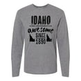 thumbnail image 1 of Inktastic Idaho Awesome Since 1890 Long Sleeve T-Shirt, 1 of 5