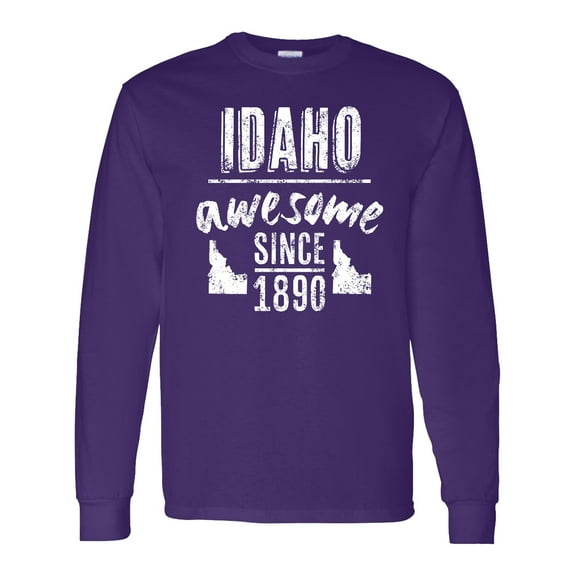 Inktastic Idaho Awesome Since 1890 Long Sleeve T-Shirt