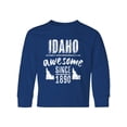 thumbnail image 1 of Inktastic Idaho Awesome Since 1890 Long Sleeve Youth T-Shirt, 1 of 5