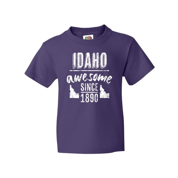 Inktastic Idaho Awesome Since 1890 Youth T-Shirt