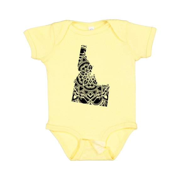 Inktastic Idaho Silhouette Mandala Boys or Girls Baby Bodysuit