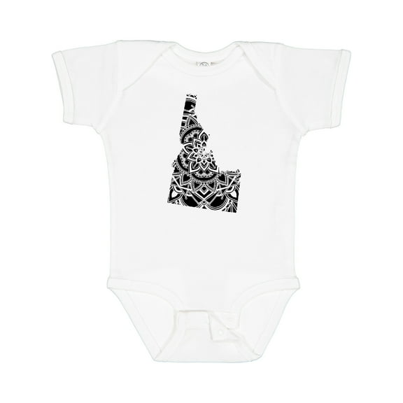 Inktastic Idaho Silhouette Mandala Boys or Girls Baby Bodysuit