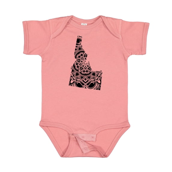 Inktastic Idaho Silhouette Mandala Boys or Girls Baby Bodysuit