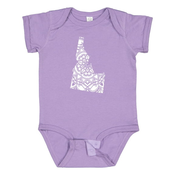 Inktastic Idaho Silhouette Mandala Boys or Girls Baby Bodysuit