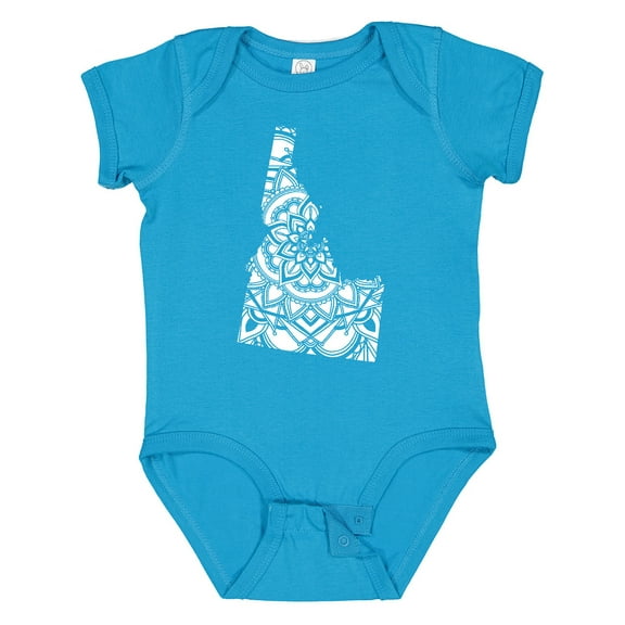 Inktastic Idaho Silhouette Mandala Boys or Girls Baby Bodysuit