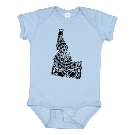 Inktastic Idaho Silhouette Mandala Boys or Girls Baby Bodysuit