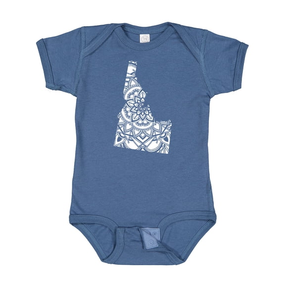 Inktastic Idaho Silhouette Mandala Boys or Girls Baby Bodysuit