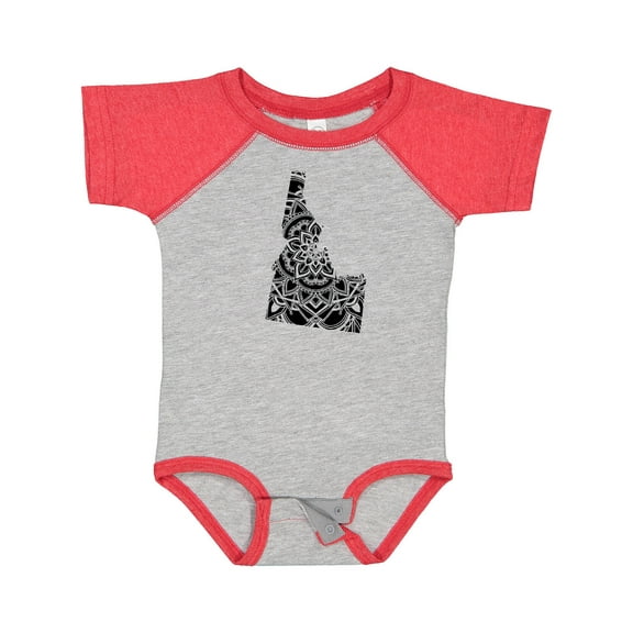 Inktastic Idaho Silhouette Mandala Boys or Girls Baby Bodysuit